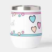 Milestone verjaardag 21ste naam turquoise roze (Achterkant)