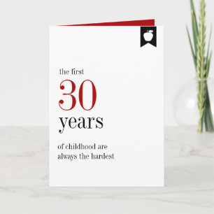 Milestone Verjaardag 30e Kaart