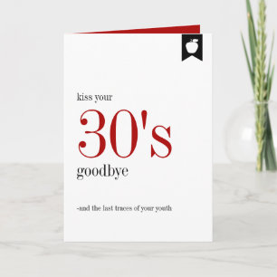 Milestone Verjaardag 30e Kaart