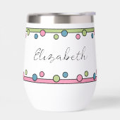 Milestone verjaardag 30e naam blauw roze (Links)