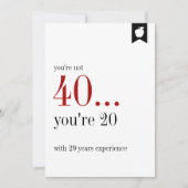 Milestone Verjaardag Ervaring Verjaardag Kaart (Voorkant)