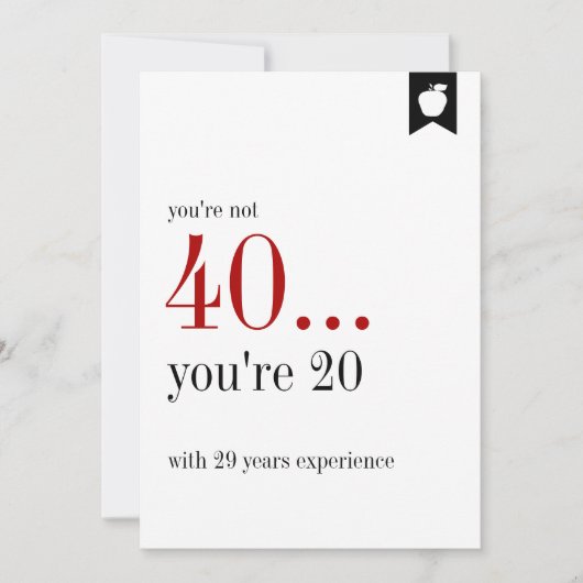 Milestone Verjaardag Ervaring Verjaardag Kaart (Voorkant)