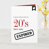 Milestone Verjaardag Verlopen 30e Verjaardag Kaart (Gele Bloem)