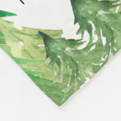 Milestone Woodland baby Growth Tracker Fleece Deken (Hoek)