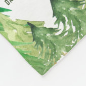 Milestone Woodland baby Growth Tracker Fleece Deken (Hoek)