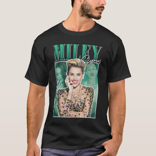 Miley Cyrus Aesthetic Classic T-shirt Miley Cyrus (Voorkant)