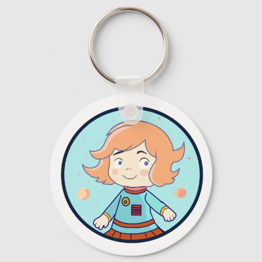 Miley in Space Sleutelhanger (Voorkant)