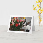 Miley met Rozen Kaart (Gele Bloem)