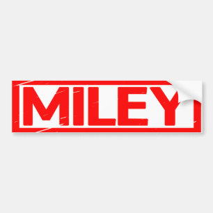 Miley Stamp Bumpersticker