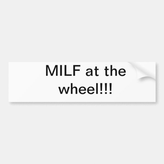 MILF BUMPERSTICKER (Voorkant)