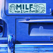MILF FUNGI Grappige Schattigee Paddenstoelen Foera Bumpersticker