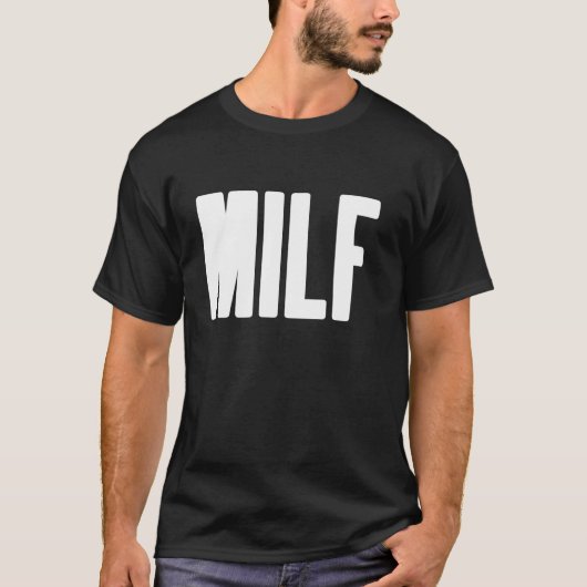 MILF humoristische gift voor hete moederdag Aweso T-shirt (Voorkant)