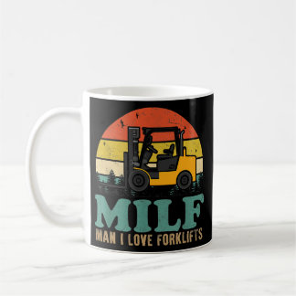 MILF Man I Love Forklifts Funny Forklift Driver Koffiemok