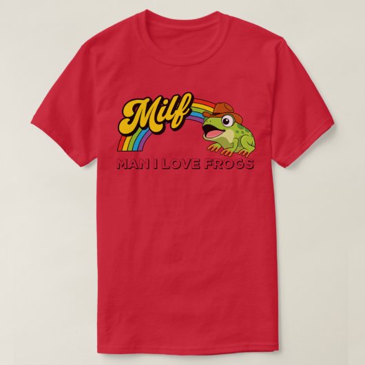 MILF Man I Love Frogs T-shirt (Design voorkant)