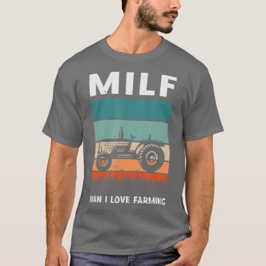MILF-Man Ik hou van boer T-shirt (Voorkant)