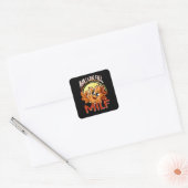 Milf, Man Ik hou van Herfst, Herfst Schattige blad Vierkante Sticker (Envelop)