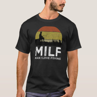 Milf Man waar ik van hou Gevist T-shirt