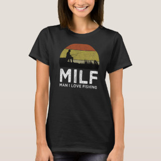 Milf Man waar ik van hou Gevist T-shirt