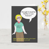 MILF - Moeder in de Kaart van de Verontschuldiging (Gele Bloem)