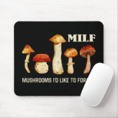 Milf paddenstoelen die ik graag zou willen foerage muismat (Met muis)