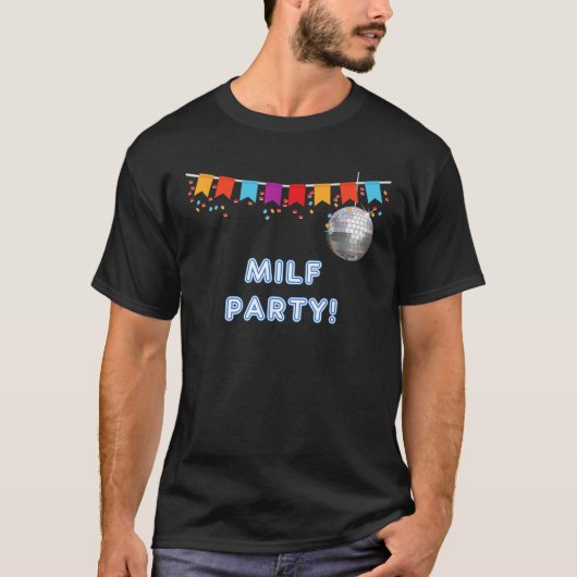 MILF Party: Grappige tanks en t - shirts voor mann (Voorkant)