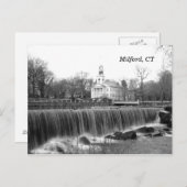 Milford, CT Duckpond Briefkaart (Voorkant / Achterkant)