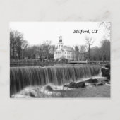 Milford, CT Duckpond Briefkaart (Voorkant)