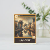 Milford, Delaware | BRIEFKAART (Staand voorkant)
