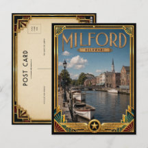 Milford Delaware Vintage Art Deco Gouden Tijdperk