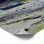 Milford Haven Wales Low Tide Poster (Hoek)
