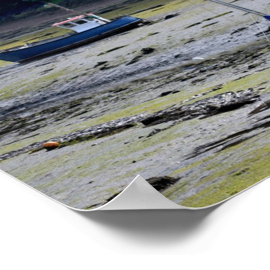 Milford Haven Wales Low Tide Poster (Hoek)