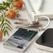 Milford Haven Wales Low Tide Sleutelhanger (Voorkant Rechts)