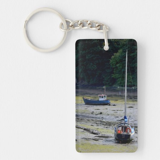 Milford Haven Wales Low Tide Sleutelhanger (Voorkant)