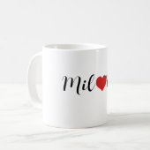 Milford koffiemok (Voorkant links)