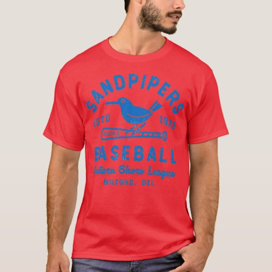 Milford Sandpipers - Delaware -  Defunct Ba T-shirt (Voorkant)