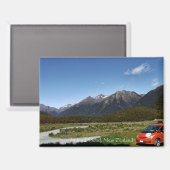 Milford Sound Camping @ New Zealand Magnet (Voorkant / Achterkant)