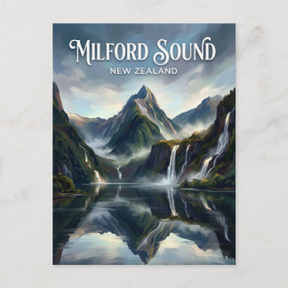 Milford Sound New Zealand Briefkaart