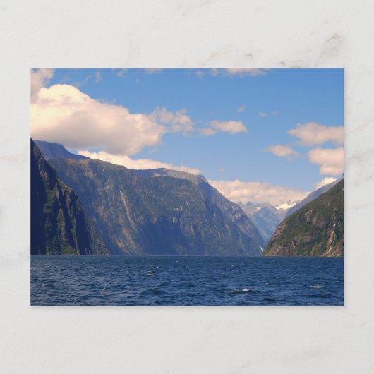 Milford Sound, Nieuw-Zeelands Briefkaart (Voorkant)