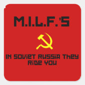 MILFS - Rusland Sticker (Voorkant)