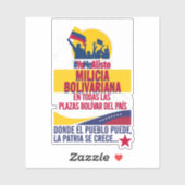 MILICIA BOLIVARIANA STICKER (Vel)