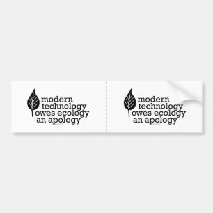 Milieu Bumpersticker
