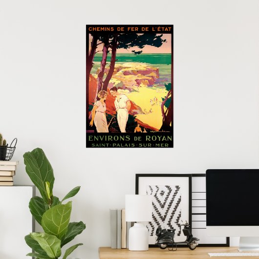 MILIEU DE ROYAN POSTER (Thuiskantoor)