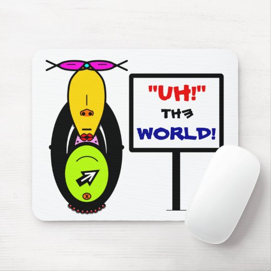 Milieu en aap mascot v1 muismat (Met muis)