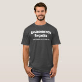 Milieu Engineer Zombie Fighter T-shirt (Voorkant volledig)