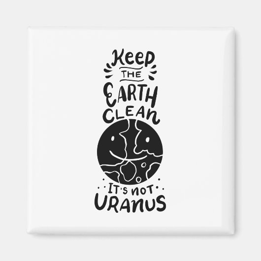Milieu - Het is niet Uranus Magneet (Voorkant)