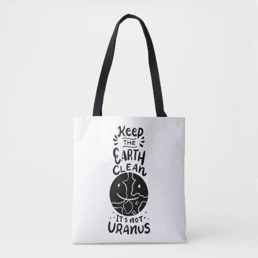 Milieu - Het is niet Uranus Tote Bag (Voorkant)