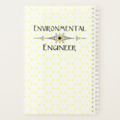 Milieu-ingenieur decoratieve lijn planner (Achterkant)
