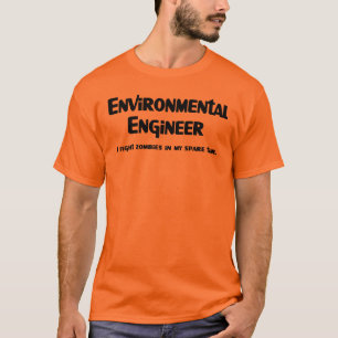 Milieu-ingenieur Zombiebestrijder T-shirt