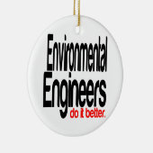 Milieu ingenieurs doen het beter keramisch ornament (Rechts)