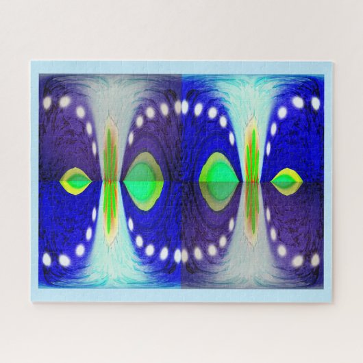 Milieu land en zee kunst legpuzzel (Horizontaal)